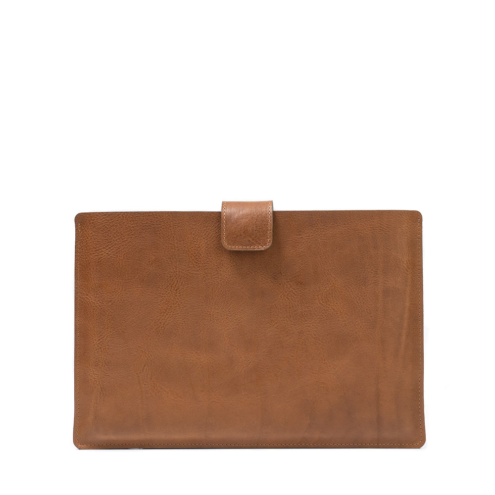 Leather Sleeve for MacBook with zipper pocket